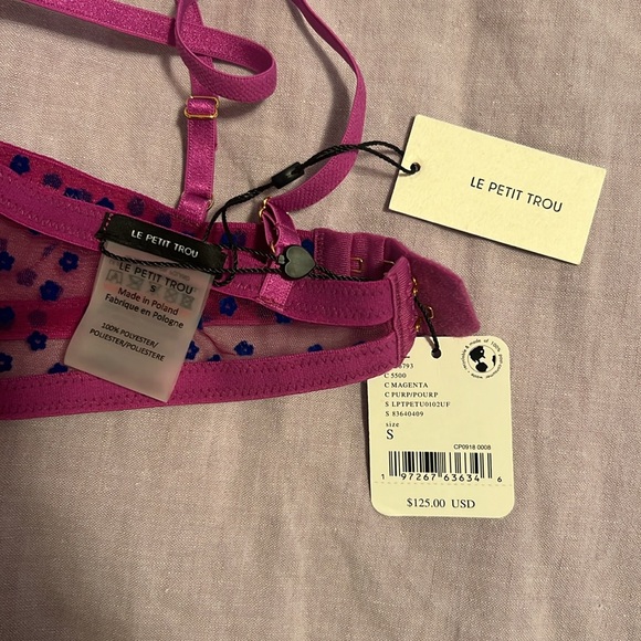 Le Petit Trou underwire bra with frills, ruffle - Picture 5 of 5